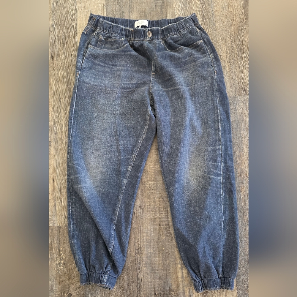 Rag & Bone Miramar Jogger Faux Denim Printed Sweatpant Jeans Comfort Stretch XL